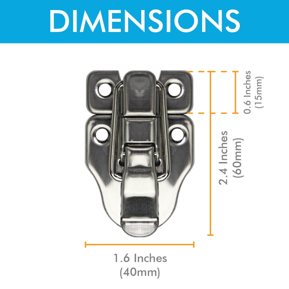 Duckbill Box Hasp Toggle Latch Lock With Screws 928028847769