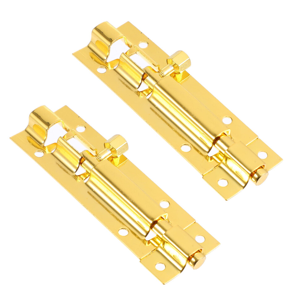 Stainless Steel Sliding Latch Lock For Toilet 2 Pcs 928028848391