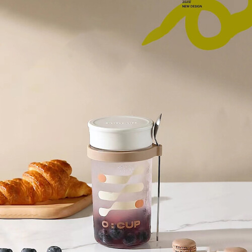 Kayannuo Home Essentials Clearance Φορητό γυάλινο βάζο πρωινού με διαβαθμισμένο μέγεθος και