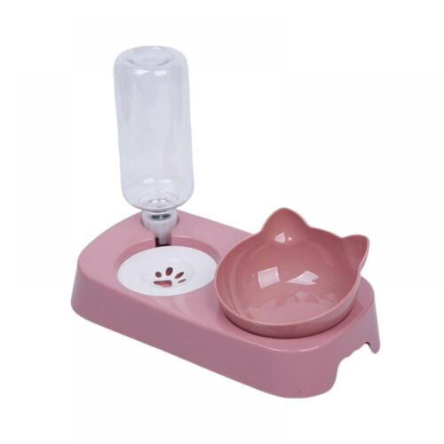Cat Gravity Water Bowl Automatic Tilted Raised 1