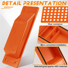 16PCS Shipping Container Air Vent Kit Heavy Duty Shipping Container Accessories Flow Ventilation Kit Orange