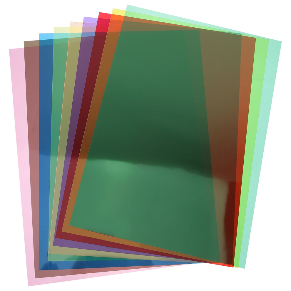 Light Diffuser Sheets Translucent Colored 9 pcs
