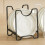 White Iron Dish Drying Rack U-Shaped Rustproof with Lid and 6
