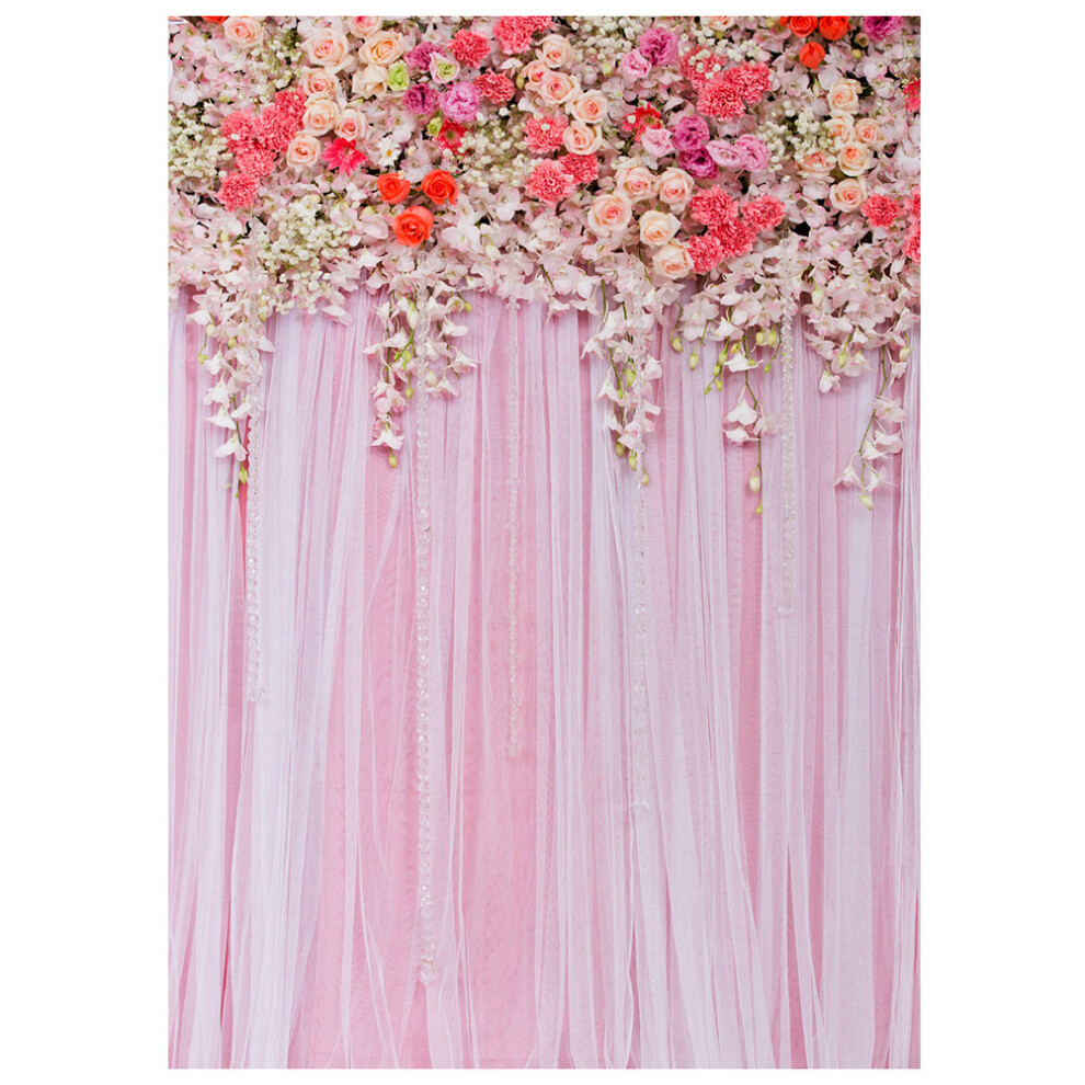 Photography Backdrop Cloth Floral 3D Flower 90X150cm 928028857089