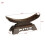 Stand Solid Wood Display Samurai Holder Stand Home Decor  25x8.5x13CM 7