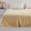 Muslin baby blanket beige X-large 2