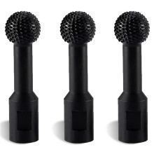 3X Kugelmeißel Sphärische Spindeln Geformter Holzmeißel Kraftschnitzaufsatz 115/125 Winkelschleifer 25 mm Kopf