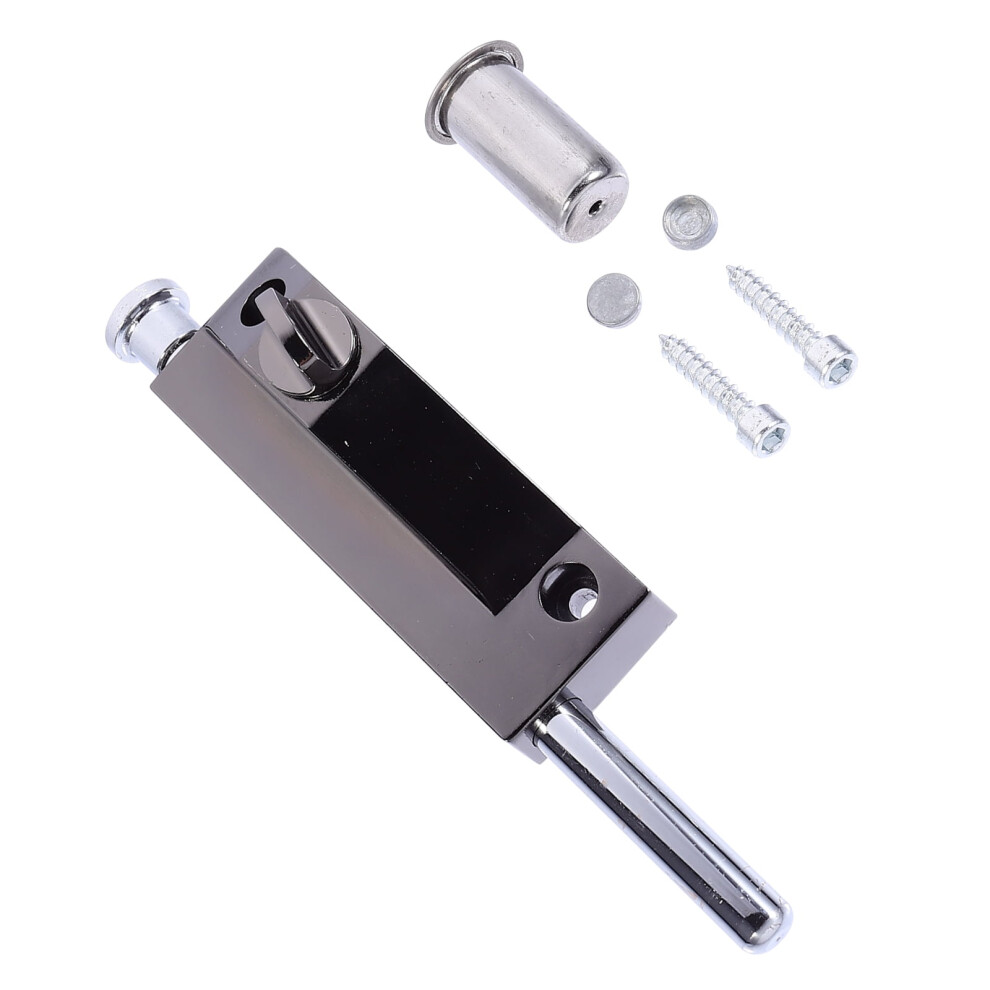 Door Foot Lock Zinc Alloy Slide Bolt With Spring Latch 928028847776