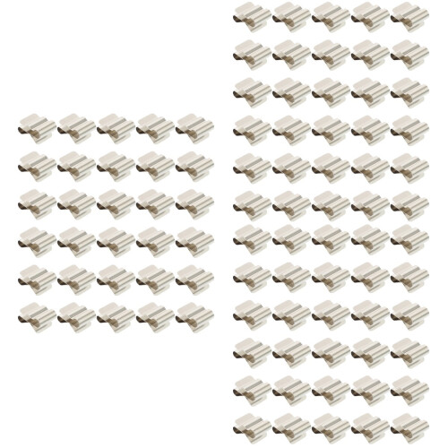 90pcs σφιγκτήρας καλωδίου πλαισίου ρυμουλκούμενου από ανοξείδωτο χάλυβα, κλιπ