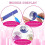 Paper Quilling Tools 48 Pcs Quilling Paper Slotted Tools Kit 4 Colors Rolling Multi-Function Needle Pen for Paper Flower 3