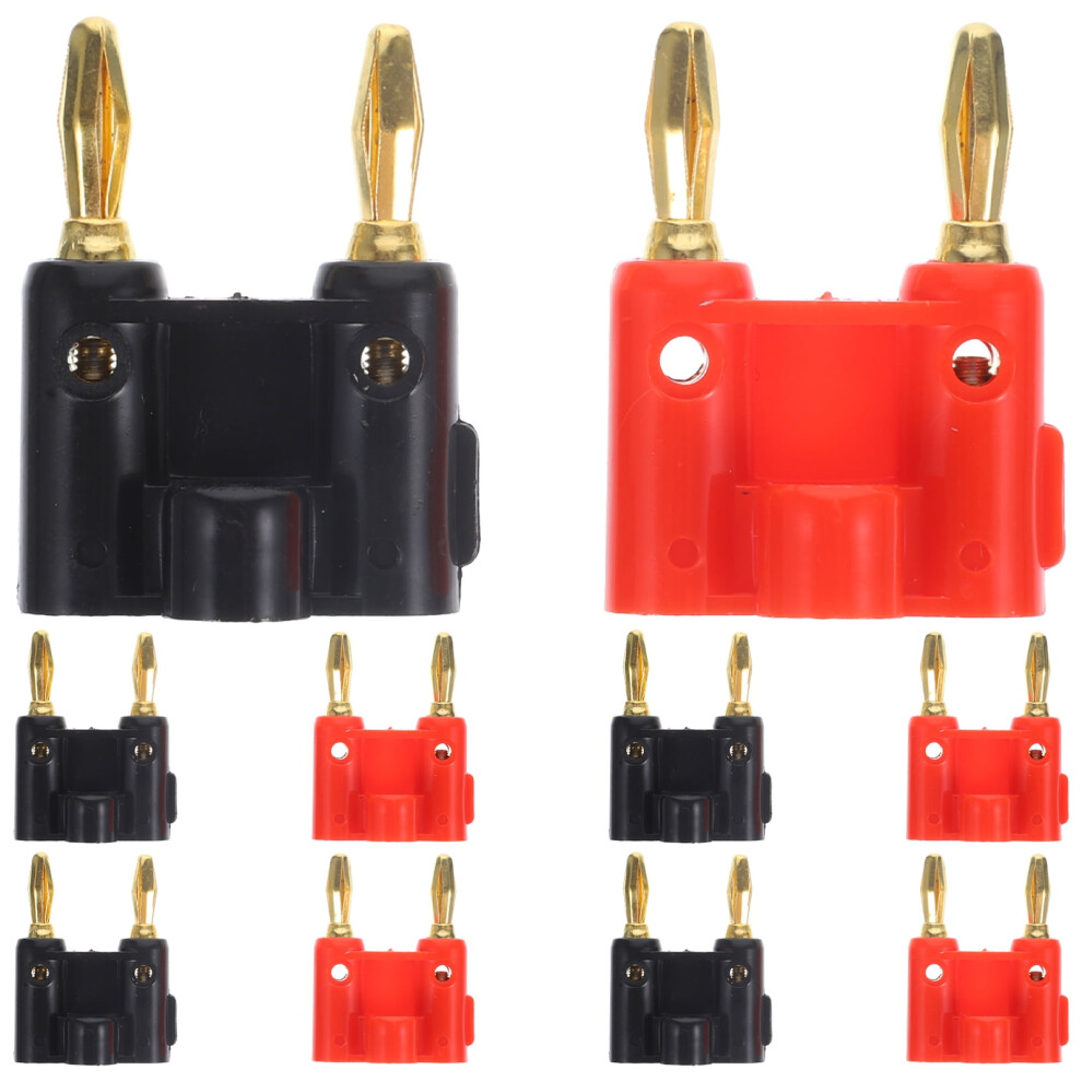Eease Banana Plug Cable Connectors 2-Way 10 Pcs 928028859410