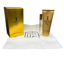 Paco Rabanne 1 Million 10ml EDT Spray & 100ml Shower Gel + Pouch Travel Kit