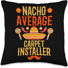 Cinco de Mayo throw pillow for carpet installers 16x16