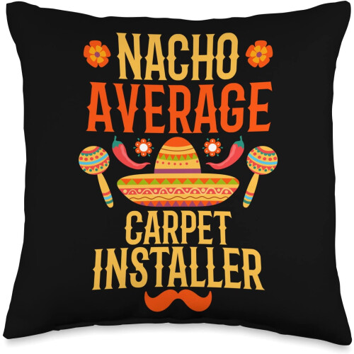 Cinco de Mayo throw pillow for carpet installers 16x16