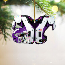 American Football Shoulder Pads Ornament 1 Piece