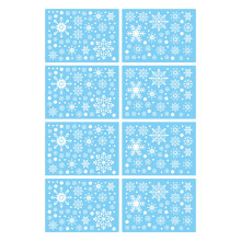 Liquidation ! 480 flocons de neige blancs à coller sur les fenêtres, compatibles avec la décoration intérieure Tahtuvzn, autocollants de Noël