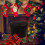 Christmas Tree Topper Hat Red Black Plaid Fabric 1pc 4