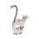 Σετ σερβιρίσματος Swan Base Gold White Metal 6 κουταλάκια 2