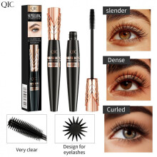 (8ml) QIC Waterproof Lengthening Volumizing Mascara - Natural Long-Lasting Non-Smudge Eyelash Primer