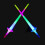 Glow Sticks LED Swords for Kids 2 Pack 1