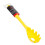 Silicone Spaghetti Fork Yellow 11.5 inch 2