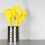 Silicone Spaghetti Fork Yellow 11.5 inch 3