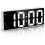 LED alarm clock with temperature display and voice control 2