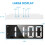 LED alarm clock with temperature display and voice control 3