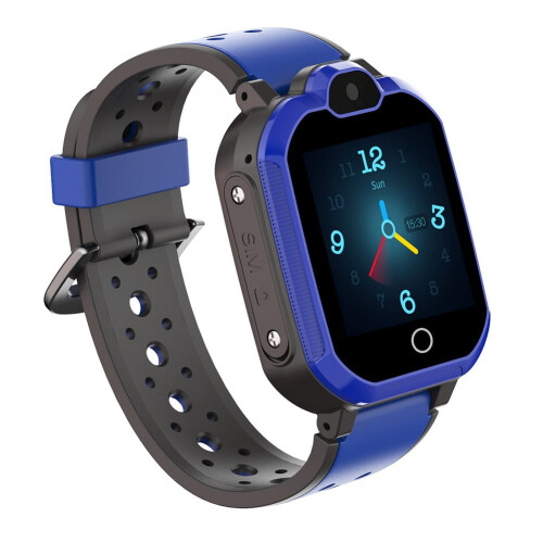 Παιδικό Smartwatch 4G GPS, Μπλε, Αδιάβροχο, Αμφίδρομη Κλήση, Κάμερα, SOS, Βηματόμετρο, WiFi, 2