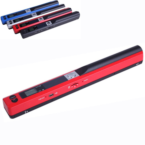 Portable Flatbed Scanner 900 DPI A4 USB for Windows Mac