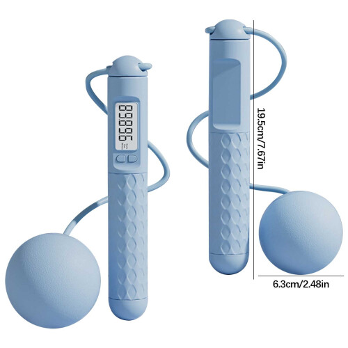 Weighted Jump Rope with Digital Counter Adjustable Length 2