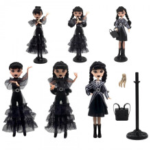 Wednesday Adams Doll 10 Inch Korean Trendy Girl Group Doll Toy
