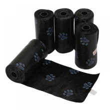 Bedruckte Hundekotbeutel, 5 Rollen/75 Stück, Müllbeutel für Haustiere