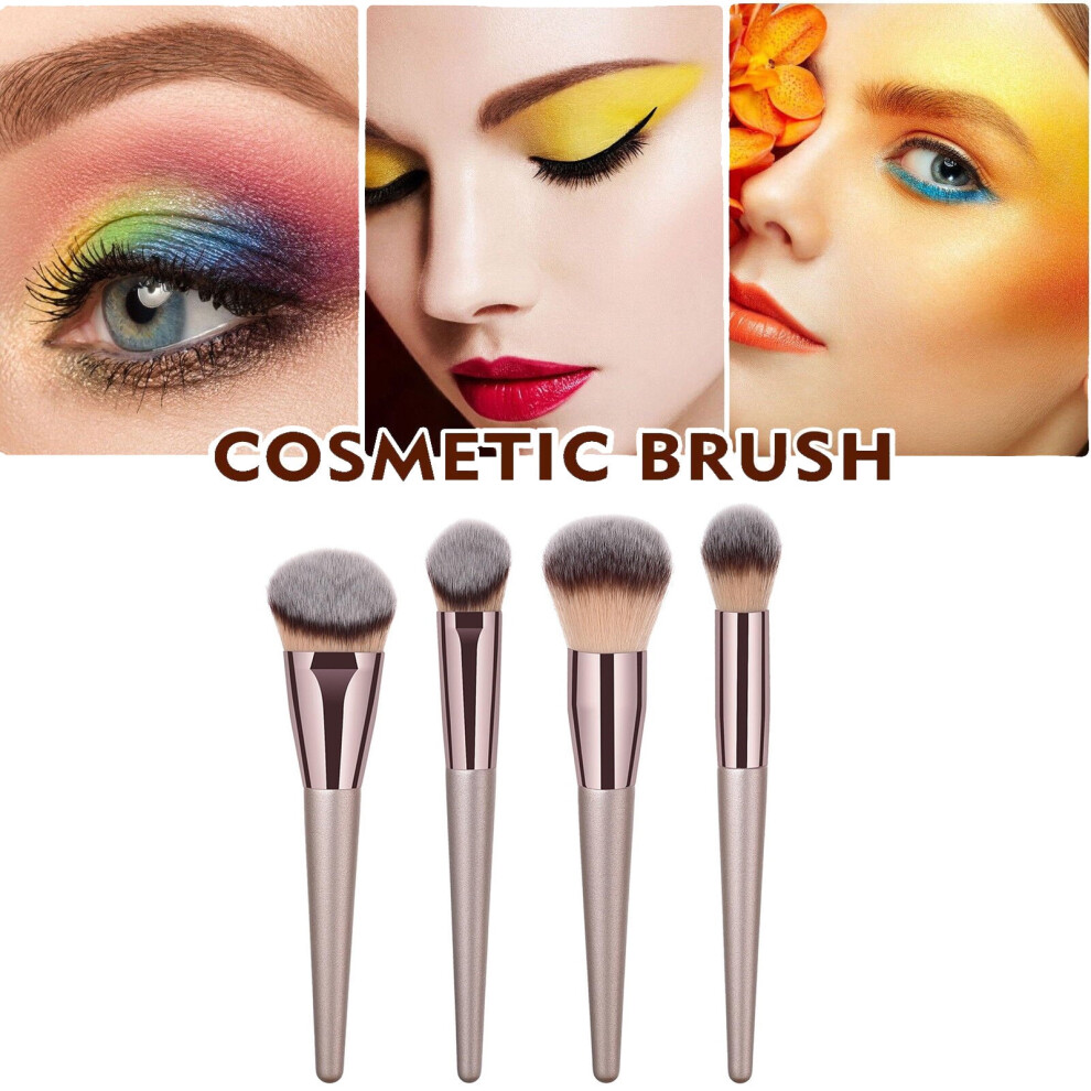 Wooden Foundation Brush Set 4 Pieces