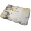 Memory Foam Bath Mat Yellow Gray Pattern Non-Slip 20x30 Inch 6