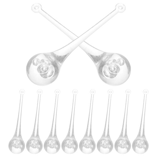 Water Drop Pendant Curtain Accessories Acrylic 10 pcs