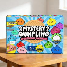 (8) Fidget Squishy Calendar Blind Box Mystery Dumpling Bag Stress Relief Toy for Adults and Kids Creative Gift