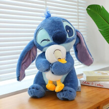 (Blue, 80cm) Stitch Plush Toy Star Cartoon Stuffed Doll Birthday Gift Pillow 42cm