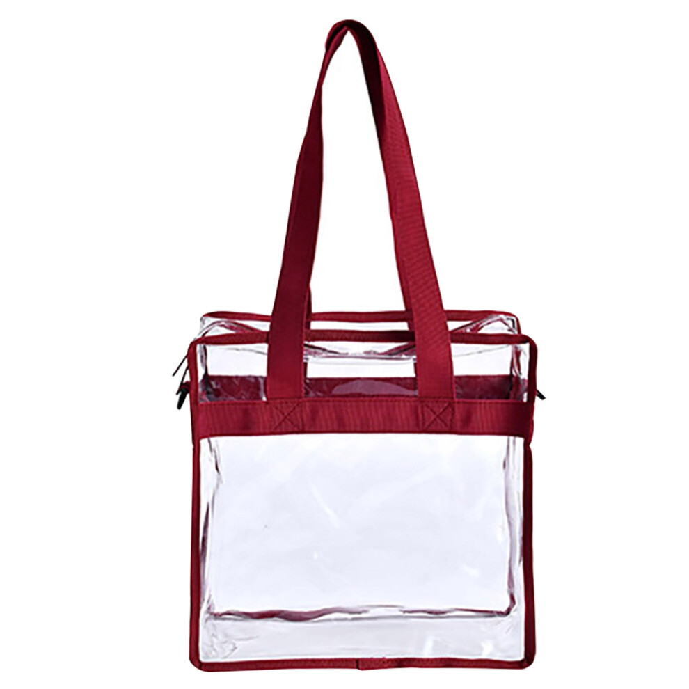 PVC transparent cosmetic bag travel shoulder bag 1 piece