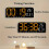 LED Clock with Temperature and Date Display 12/24H 8
