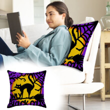 Fundas de almohada de Halloween con diseño espeluznante, 45 x 45 cm.