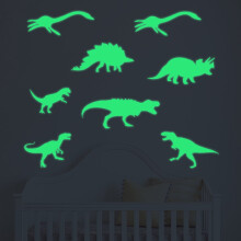 Dinosaur Wall Stickers Luminous Home Decor 9PCS