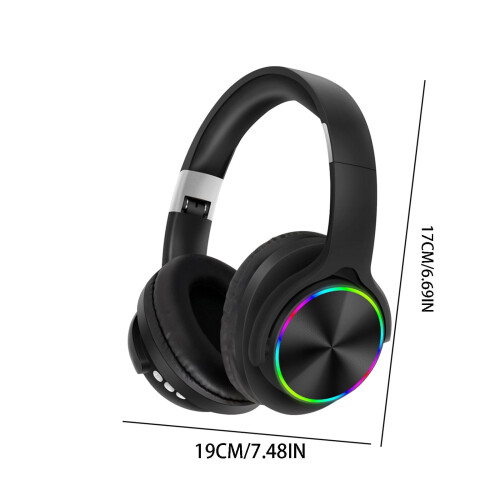 Quinlirra Wireless Gaming Headset Bluetooth 5.0 Black 2