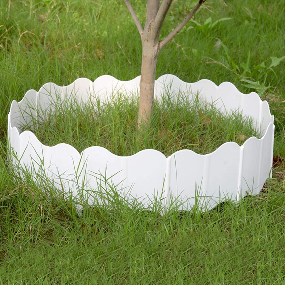 Plastic Garden Fence Edging For Outdoor Yard, 20 Pcs 972700137181