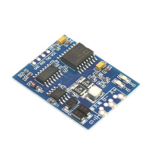 2X 3.3V 5V TTL UART to RS485 Isolated Interface Converter Module Single-Chip Serial Port UART Industrial 2