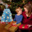 Kabnic blue tabletop Christmas tree with LED lights 17.7 6