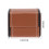 Leather Watch Box Square Jewelry Case Coffee 2