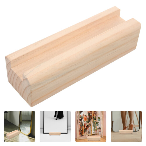 Full Length Mirror Stand Wood Display Stand 30cm 1