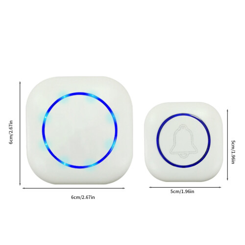 Wireless Smart Doorbell with Emergency Button and Dingdong 2