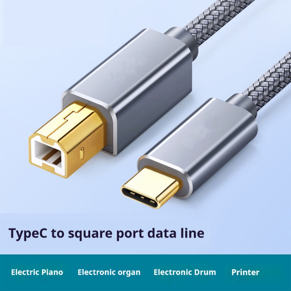 Flohua Notebook Usb-C To Usb Cable For Electronic Piano 972700145391